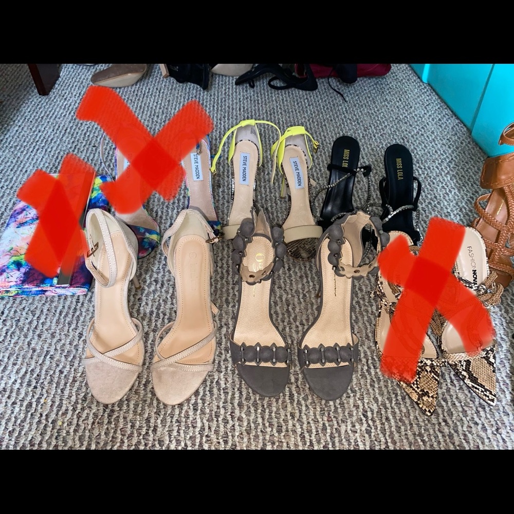ALL sz7 heels